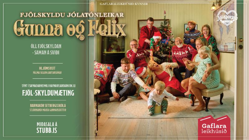 Fjölskyldujólatónleikar Gunna og Felix